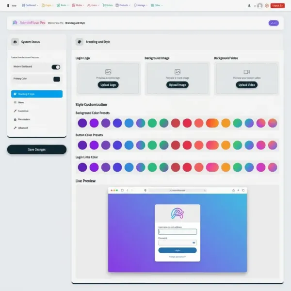 Login Branding